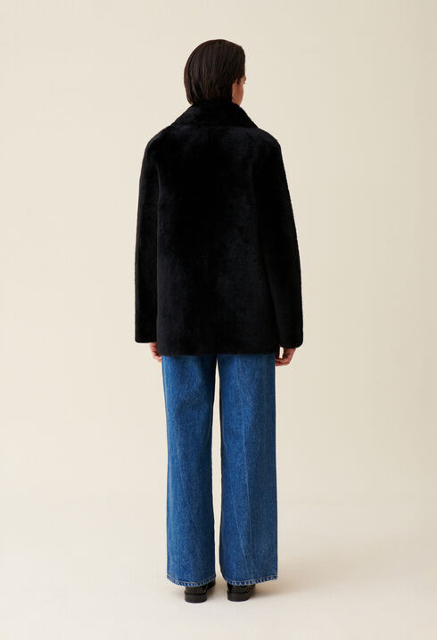 Zipped coat