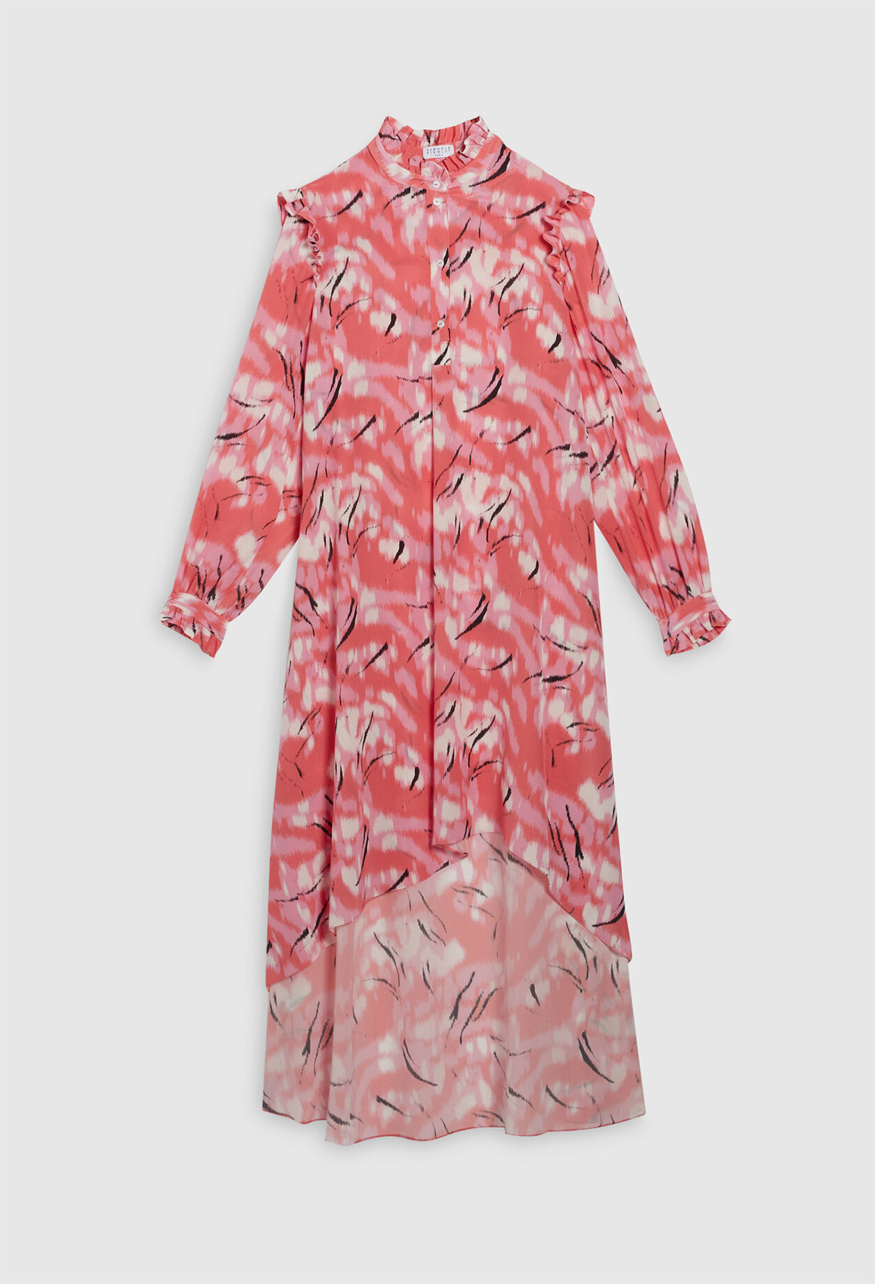 Long silk dress