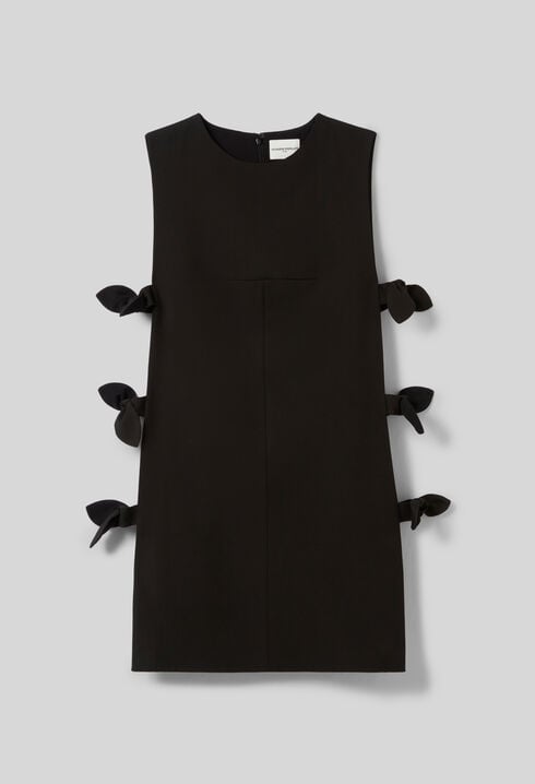 Short dress with bows