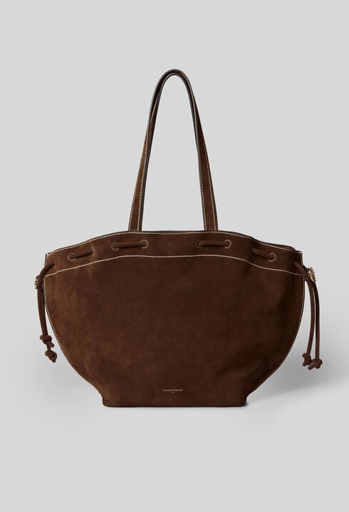 Suede Leather Tote Bag