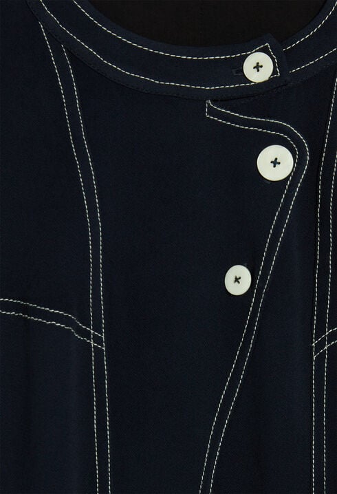 Short dress made from