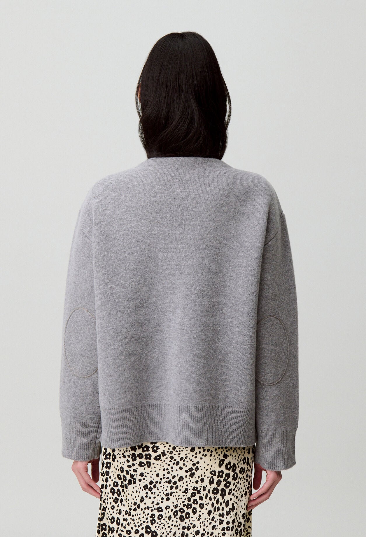 Oversized knit cardigan