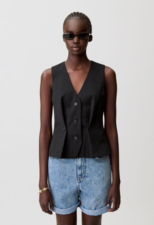 Sleeveless waistcoat