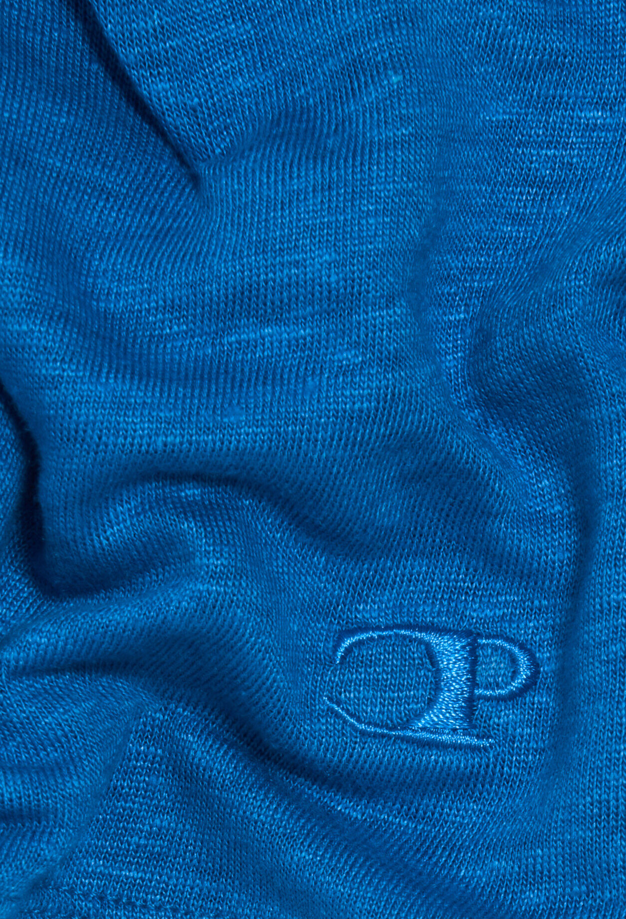 Blue linen T-shirt