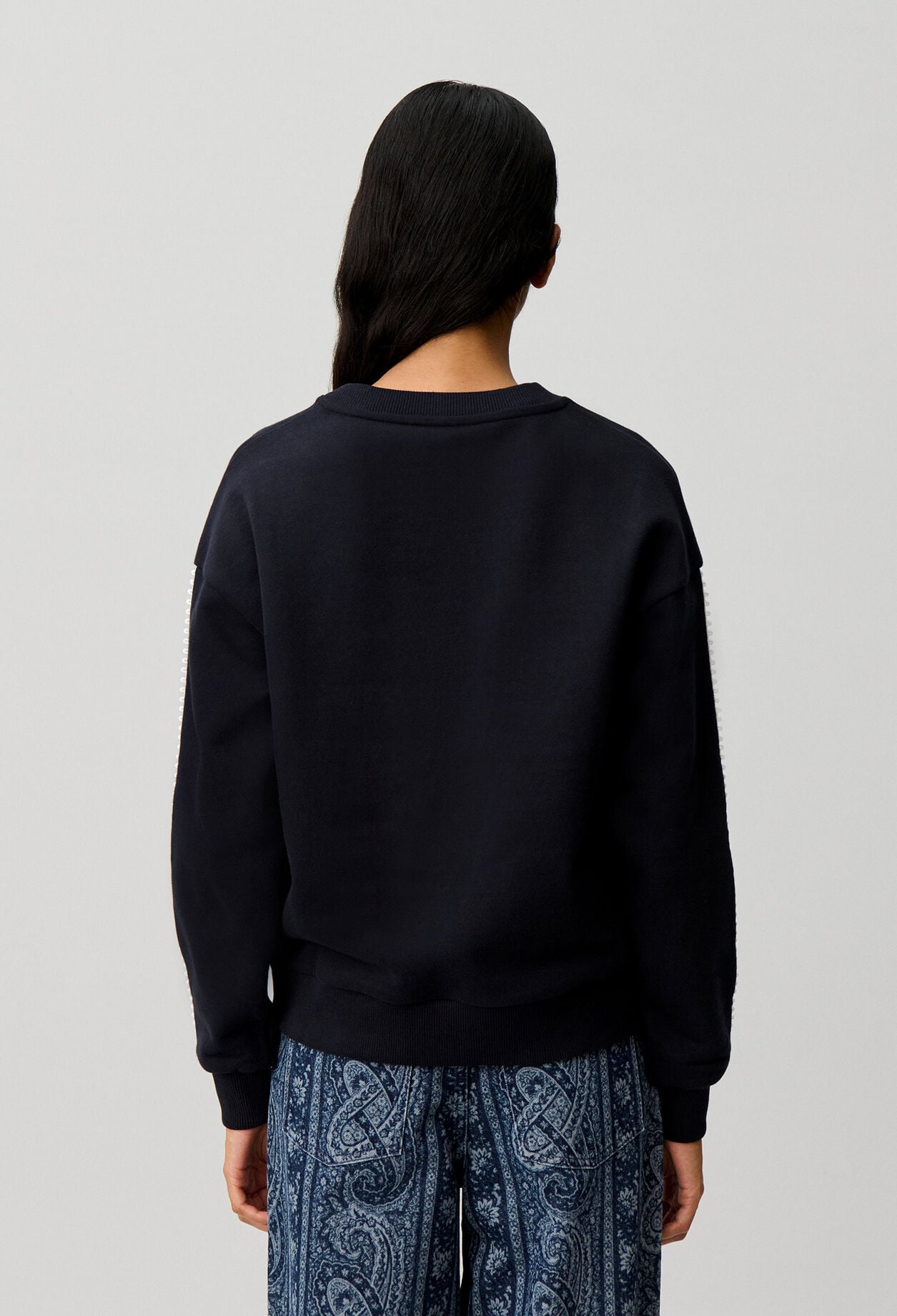 Casual organic cotton C sweatshirt