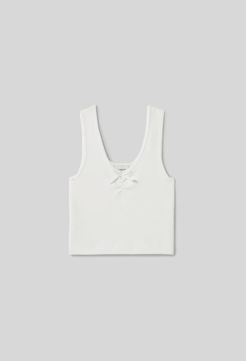 Round neck knitted top
