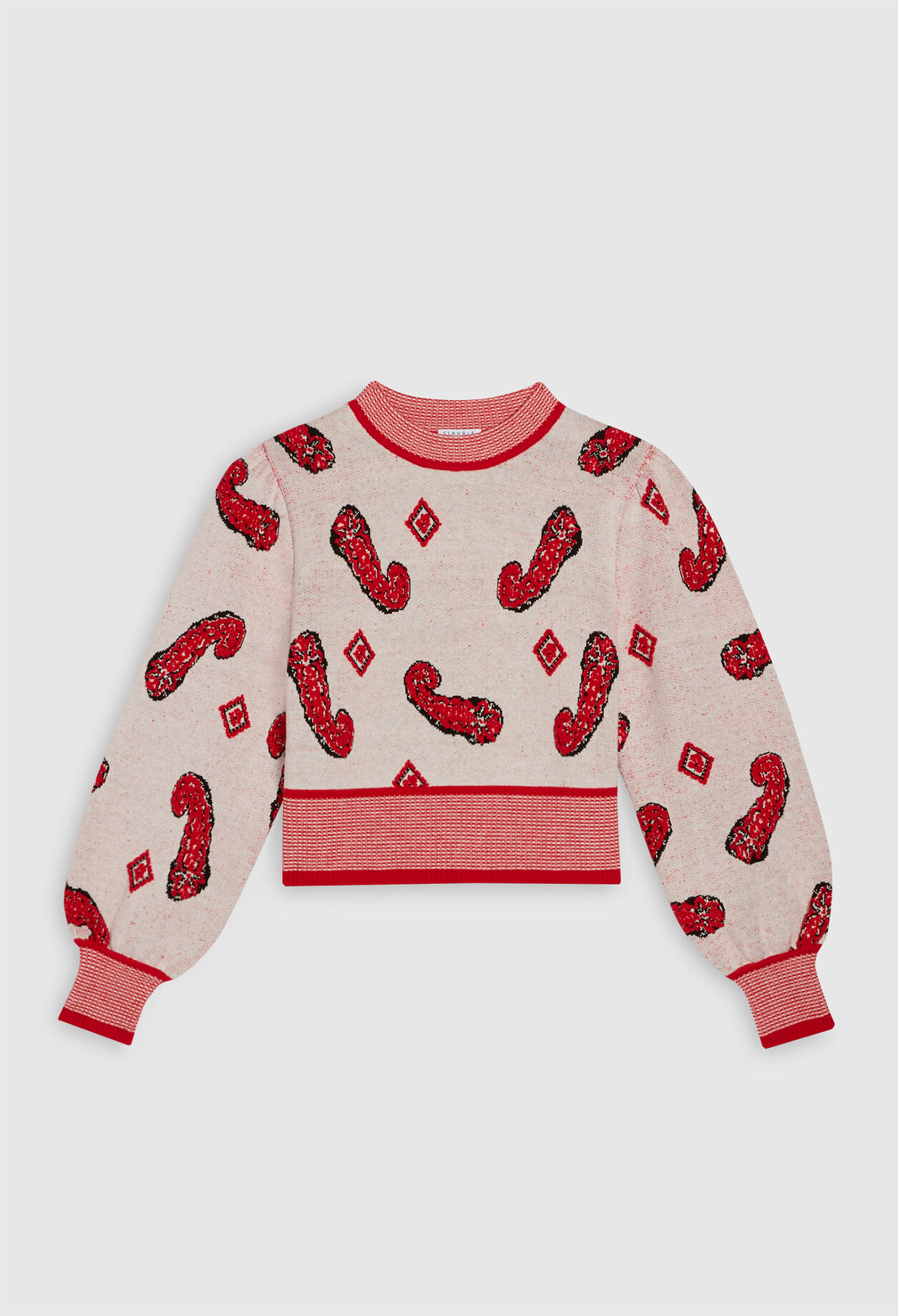 Paisley pattern jumper