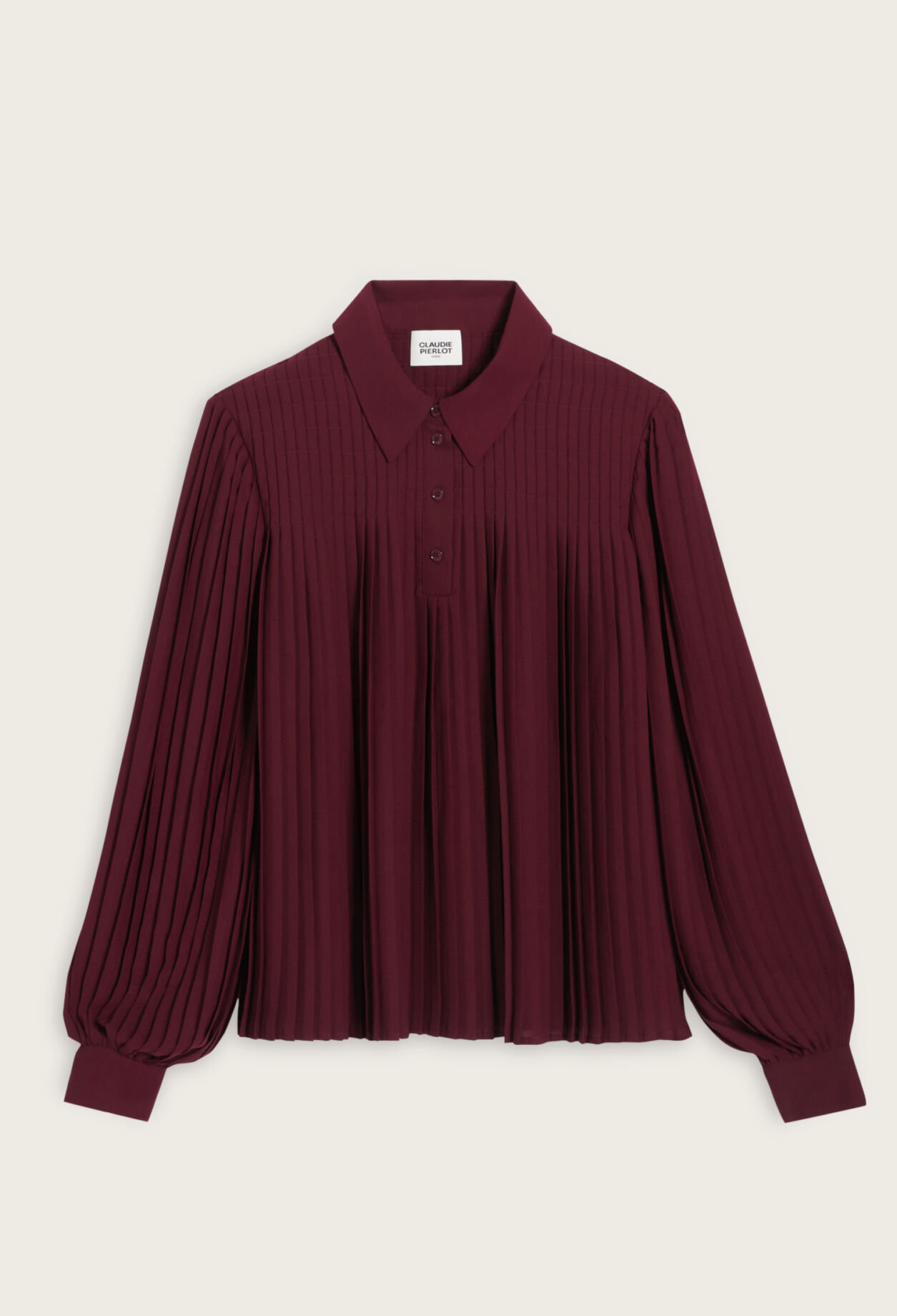 Pleated blouse