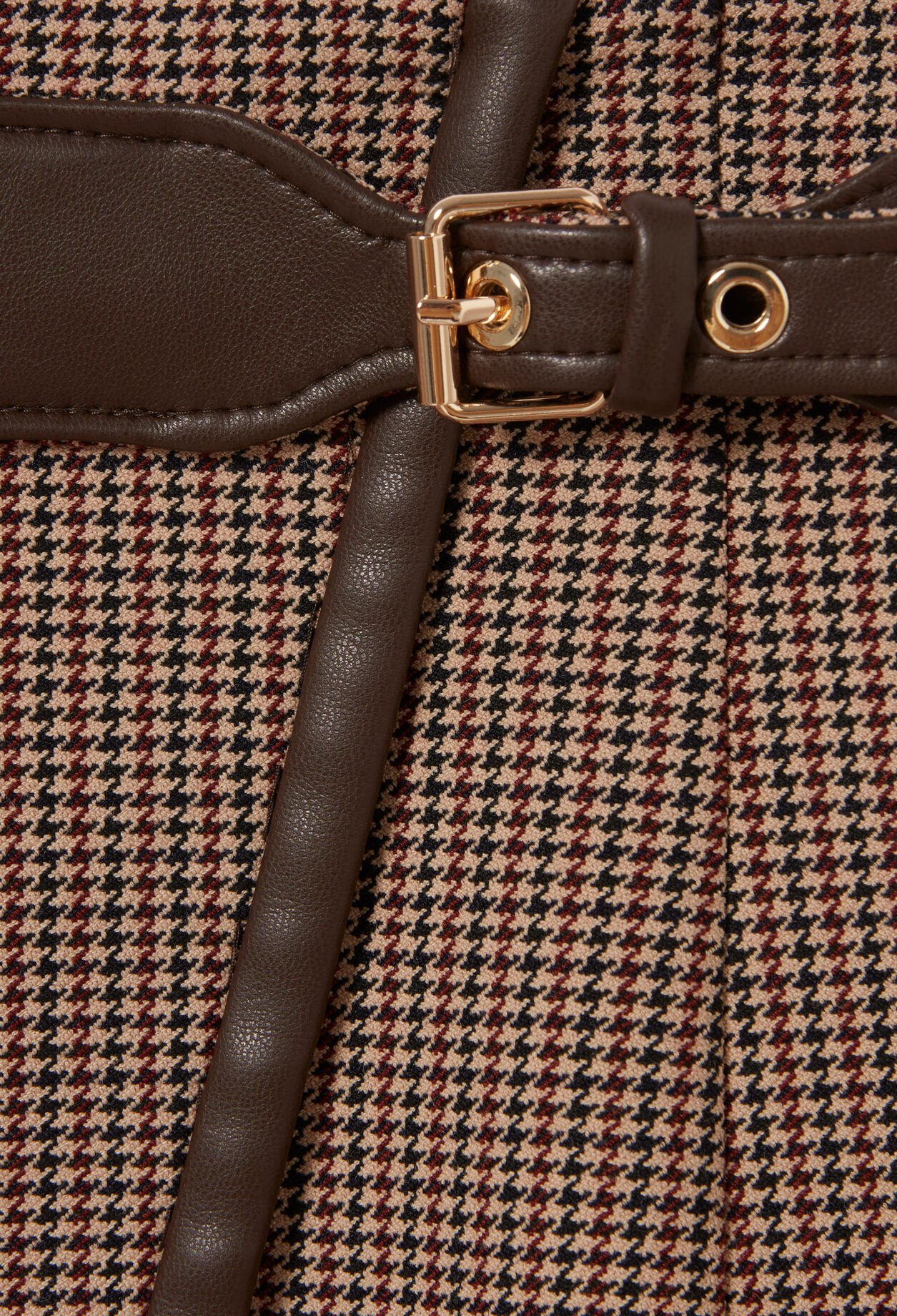 Houndstooth Mini Skirt