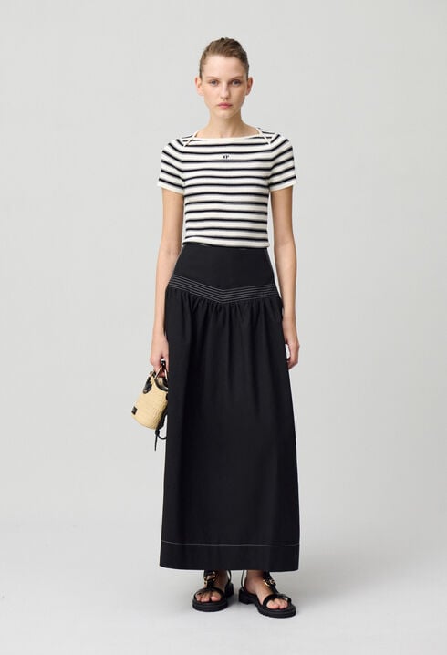 Long Basque Skirt