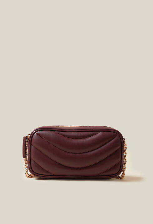 Matte Leather Quilted Alba Bag