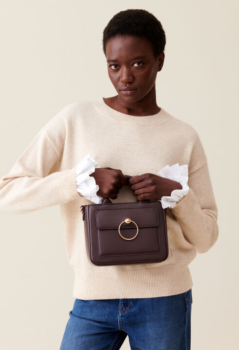 Anouck smooth leather chain bag