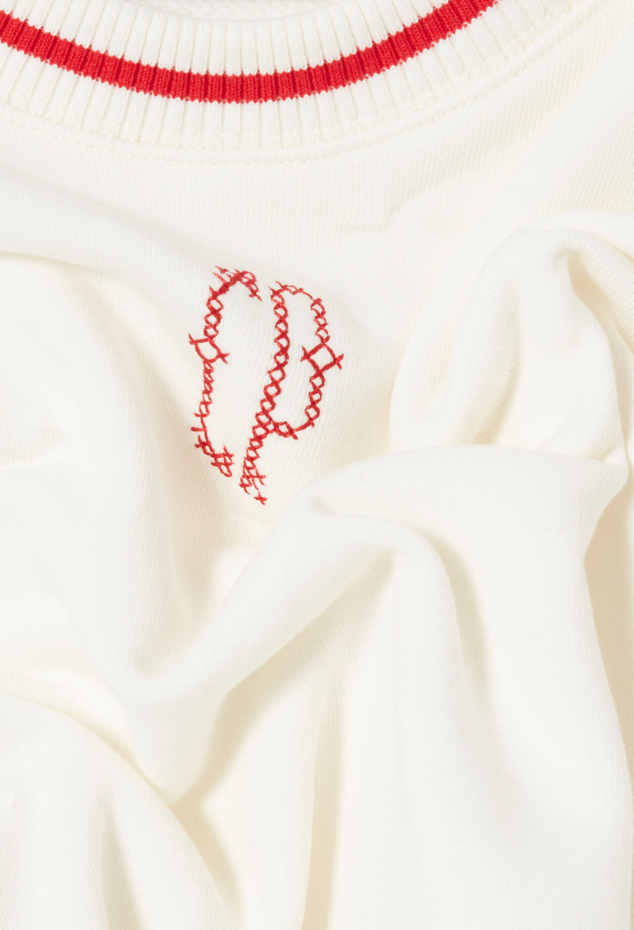 CP embroidered crewneck sweatshirt