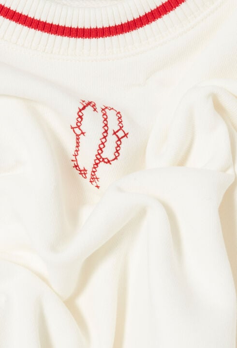 CP embroidered crewneck sweatshirt