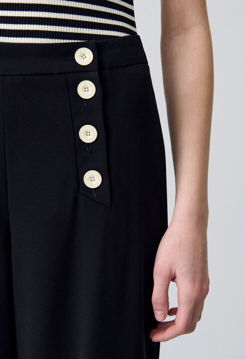 Straight-Leg Sailor Trousers