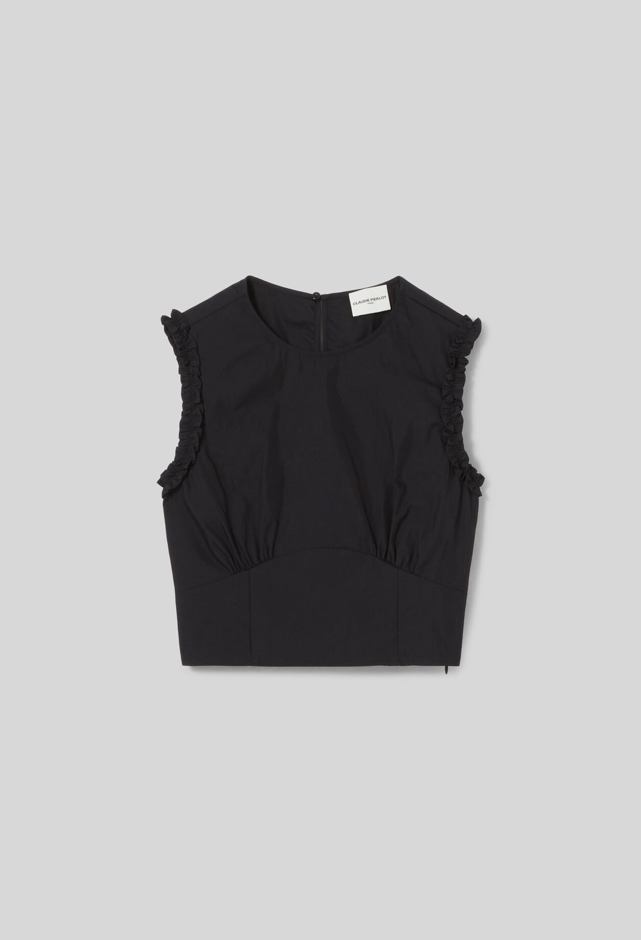 Ruffled crop top