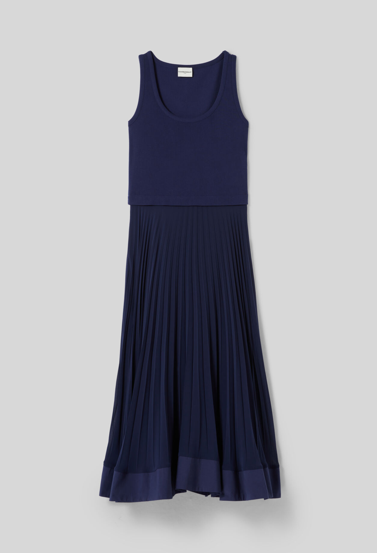 Illusion effect maxi dress