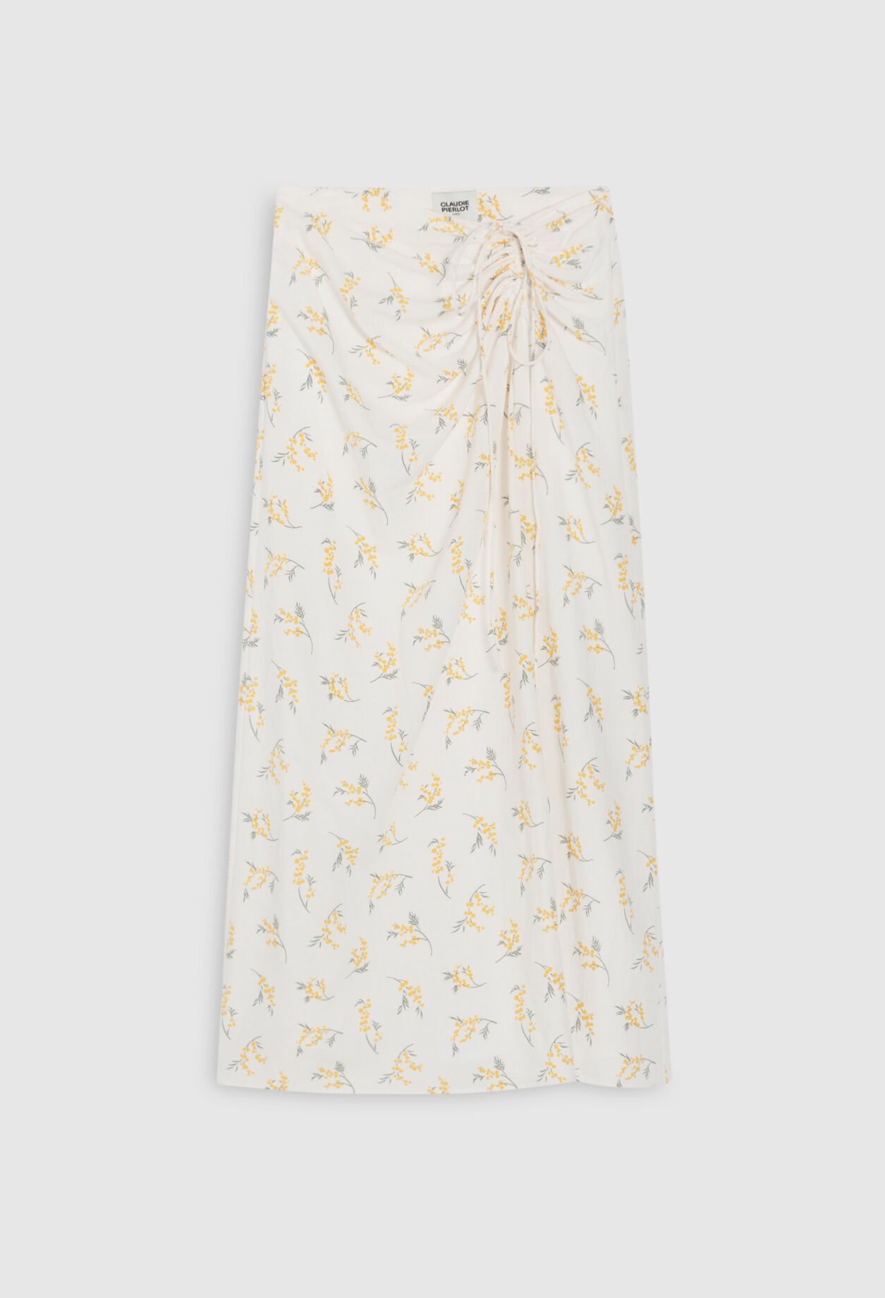 Short mimosa skirt with slit
