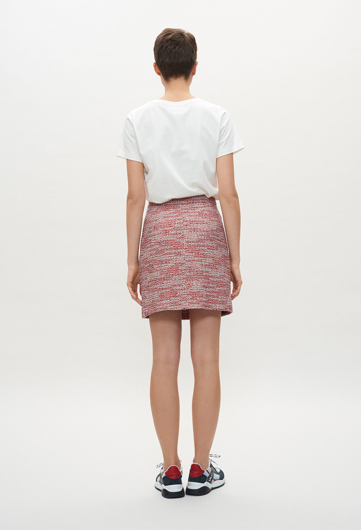 Buttoned miniskirt