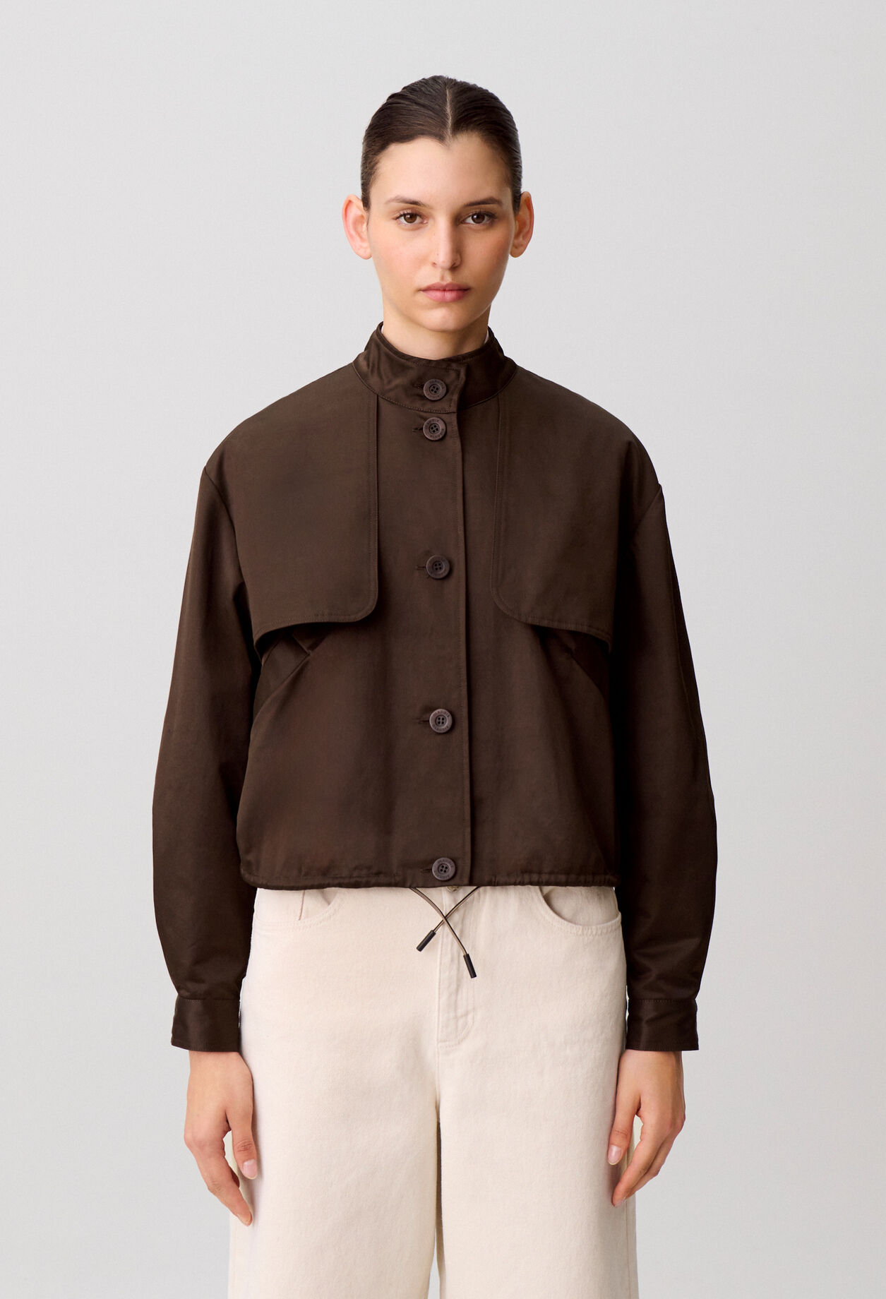 Satin blouson