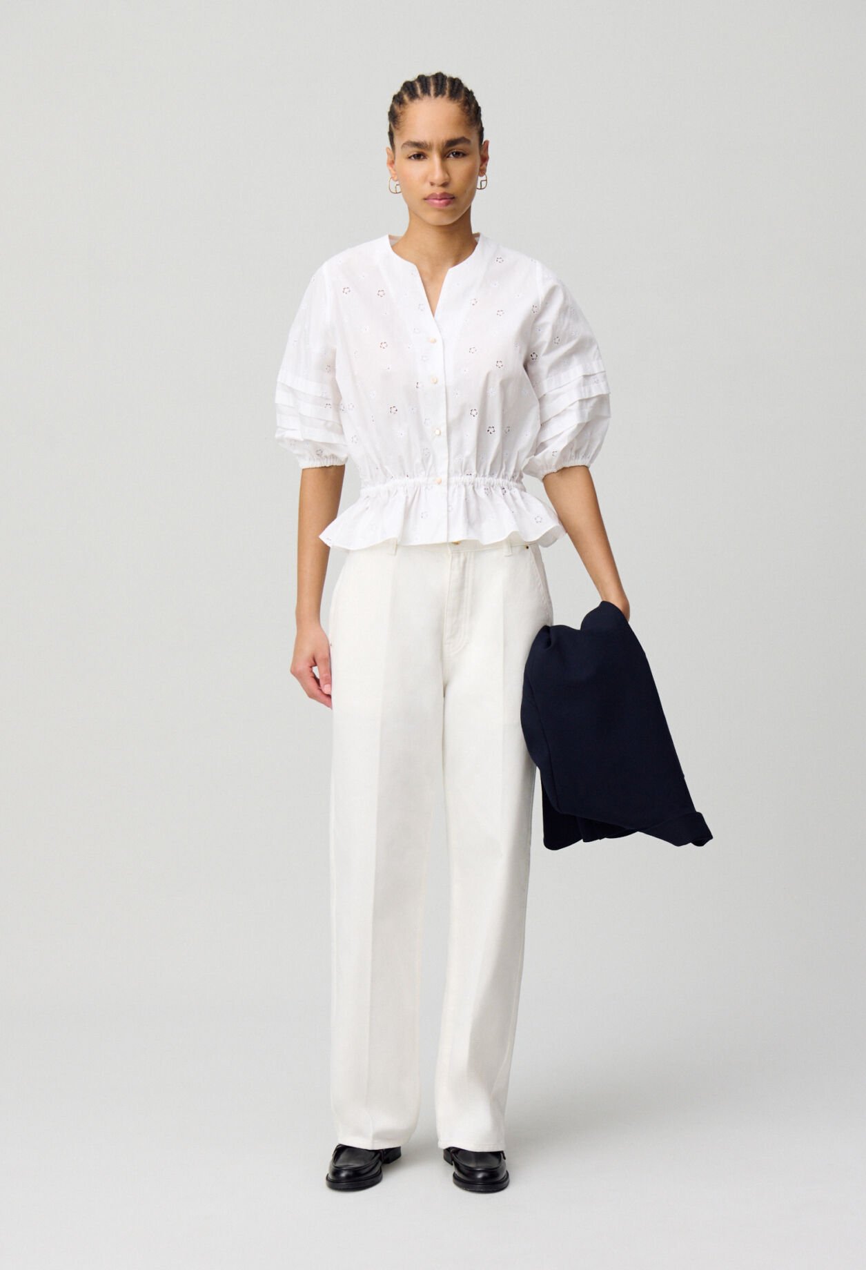 Embroidered Stretch Shirt