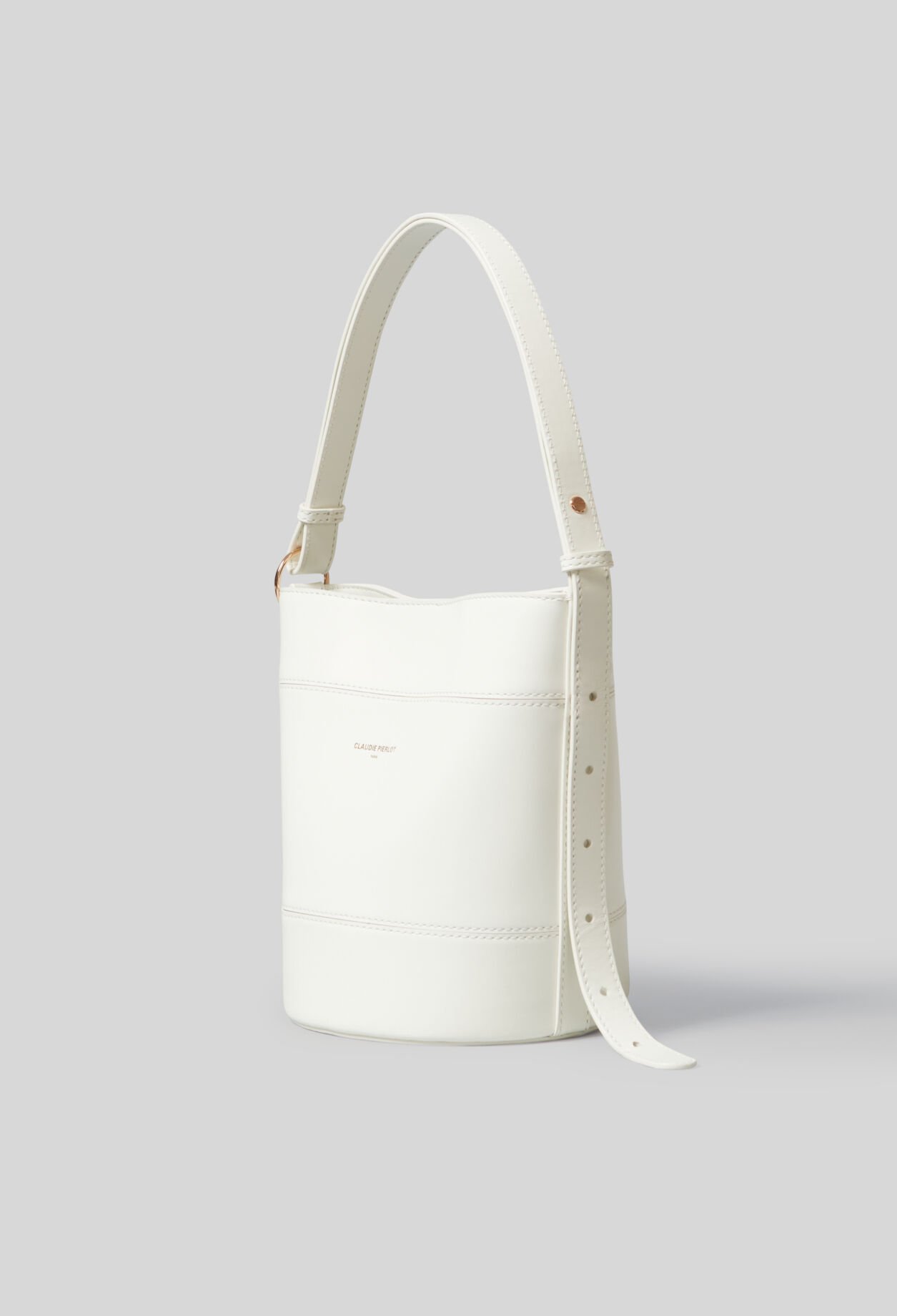 Solveig leather bucket bag