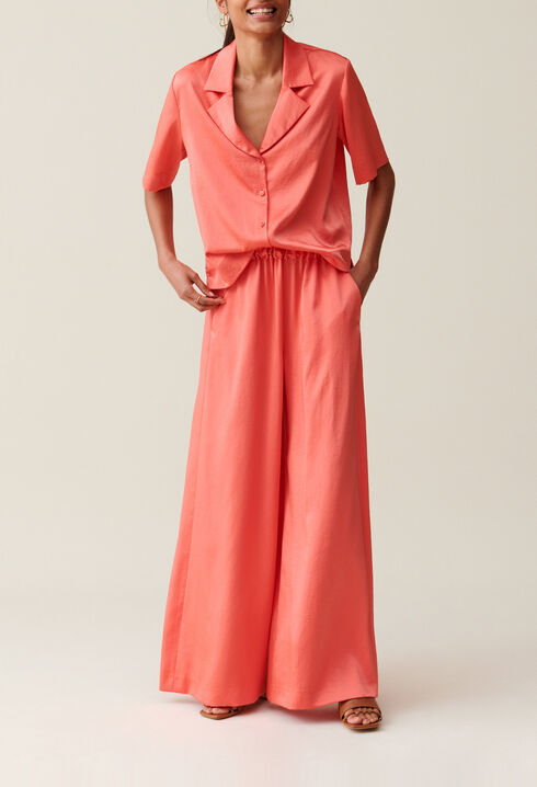 Satin Mandarin Trousers