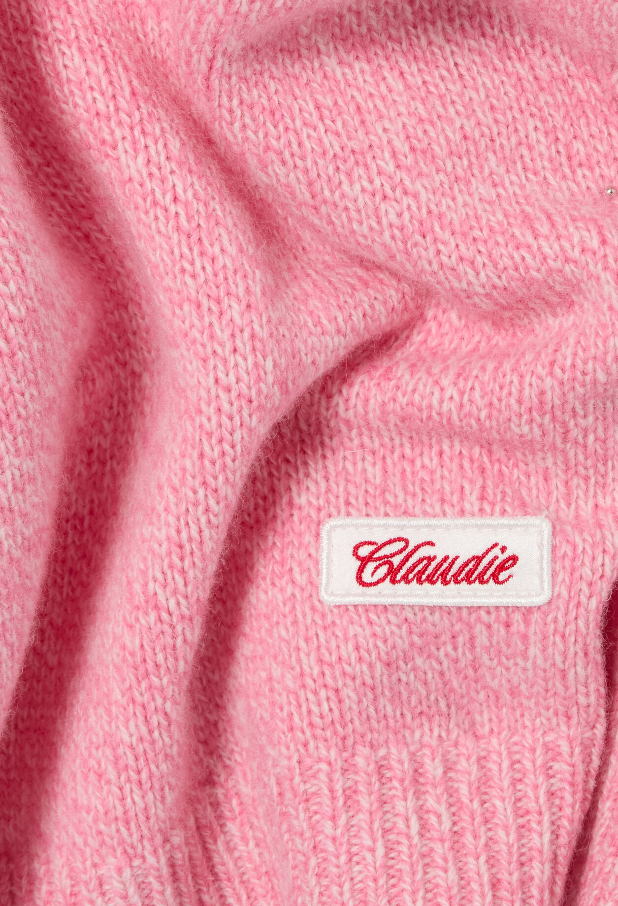 Detachable collar knit jumper