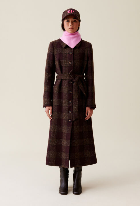 Wool blend coat