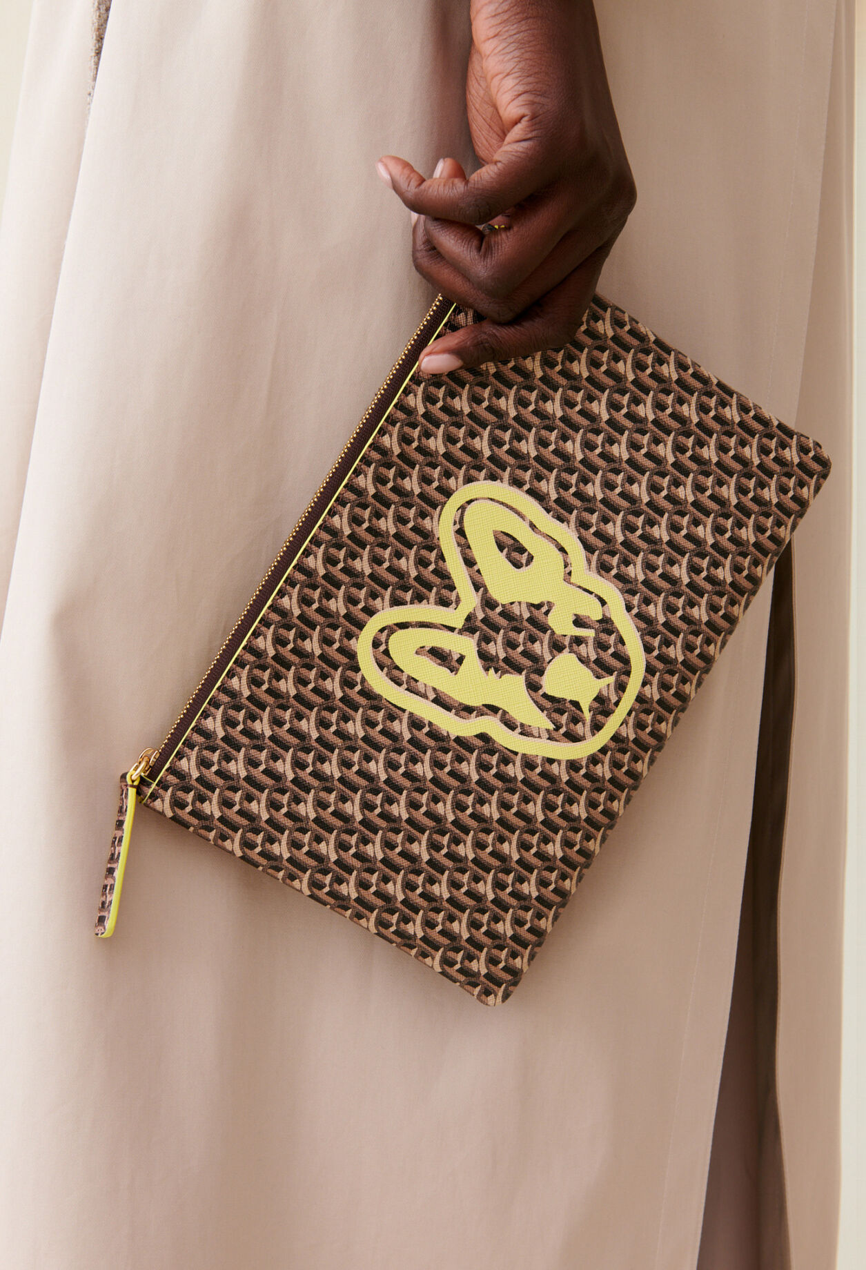 Jean Toto CP monogram clutch