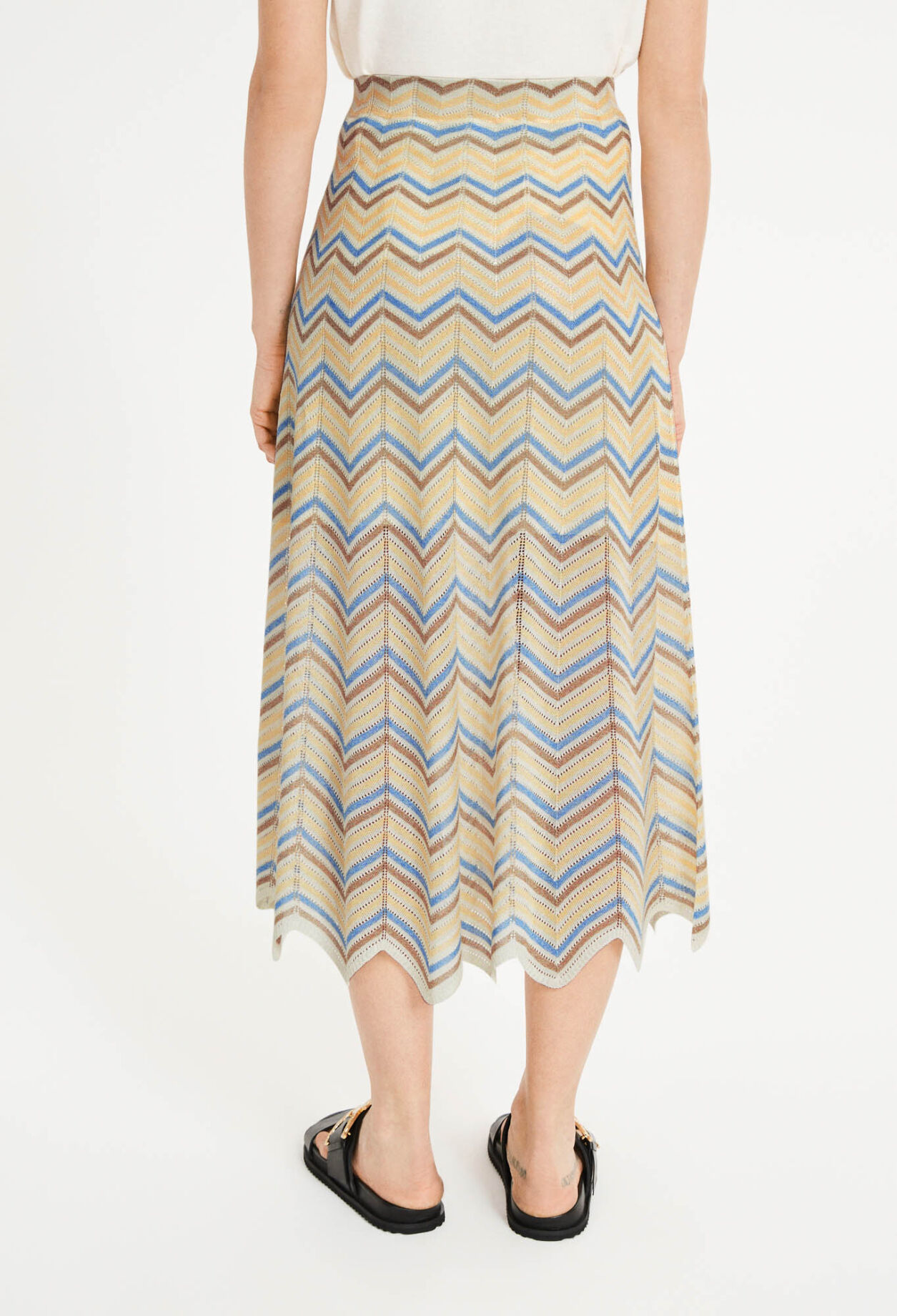 Long knit skirt