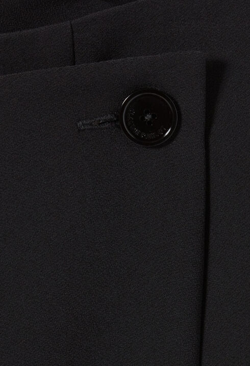 Wrap-style Skort with Buttons