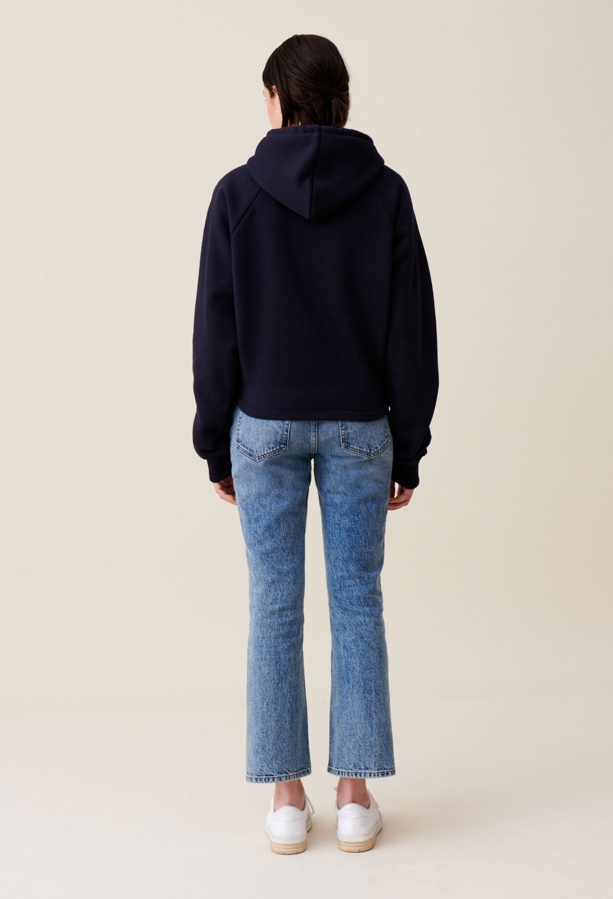 Navy hooded sweatshirt