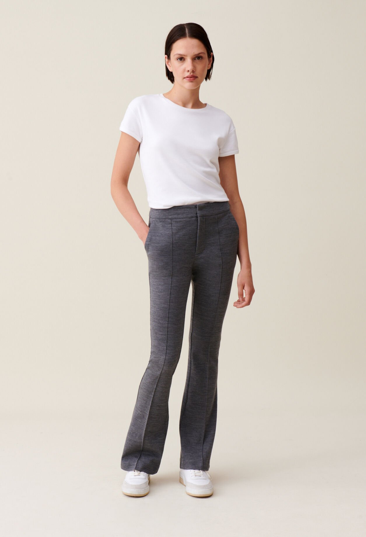 Fit and flare trousers best sale