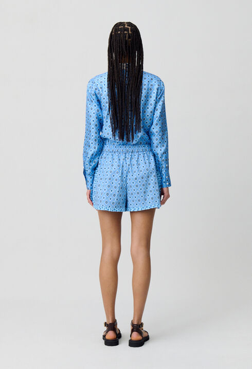 Printed Flowing Shorts