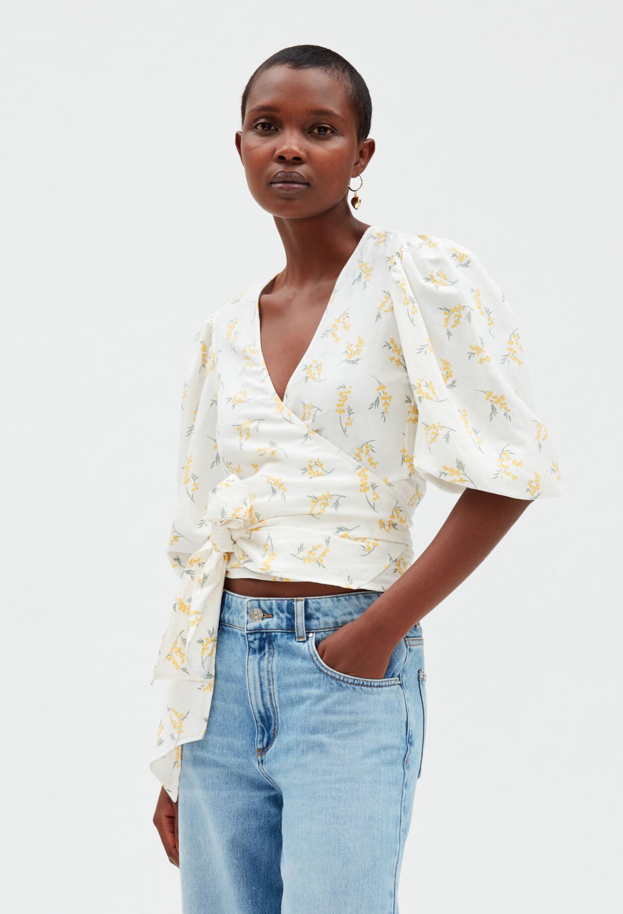 Short mimosa blouse