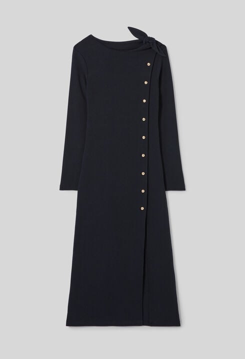 Long knit dress