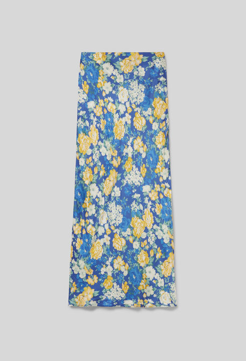 Floral Midi Skirt