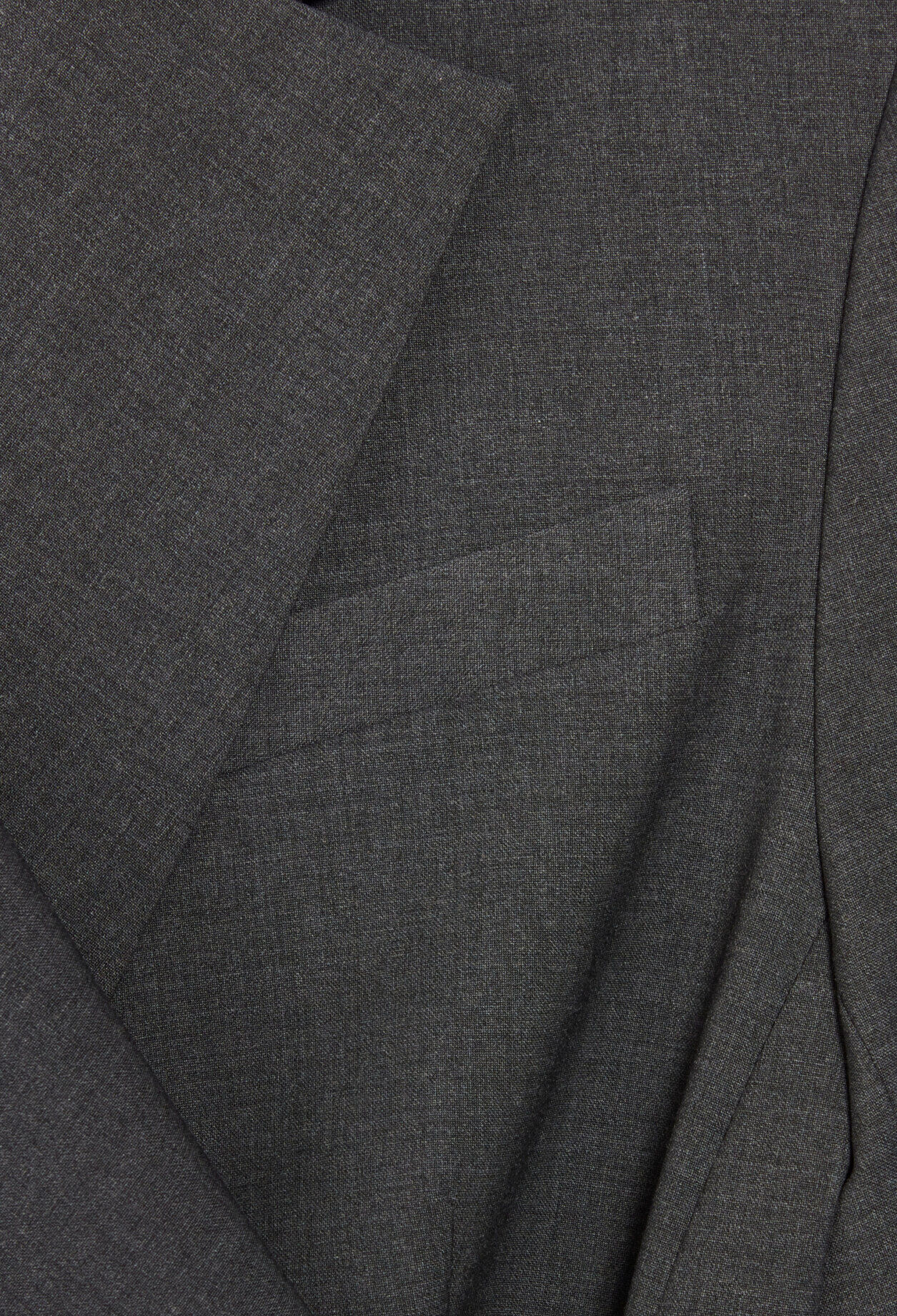 Flecked grey wrapover suit jacket