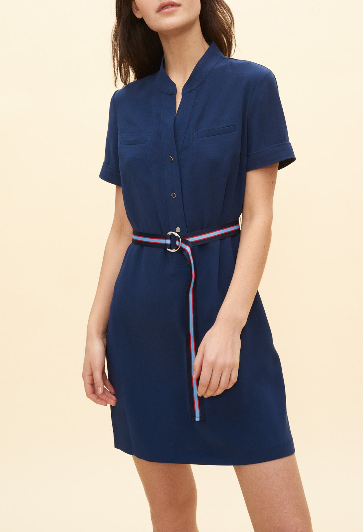Short belted dress