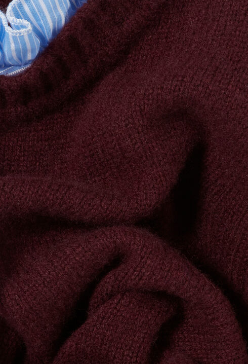 Striped wool jumper