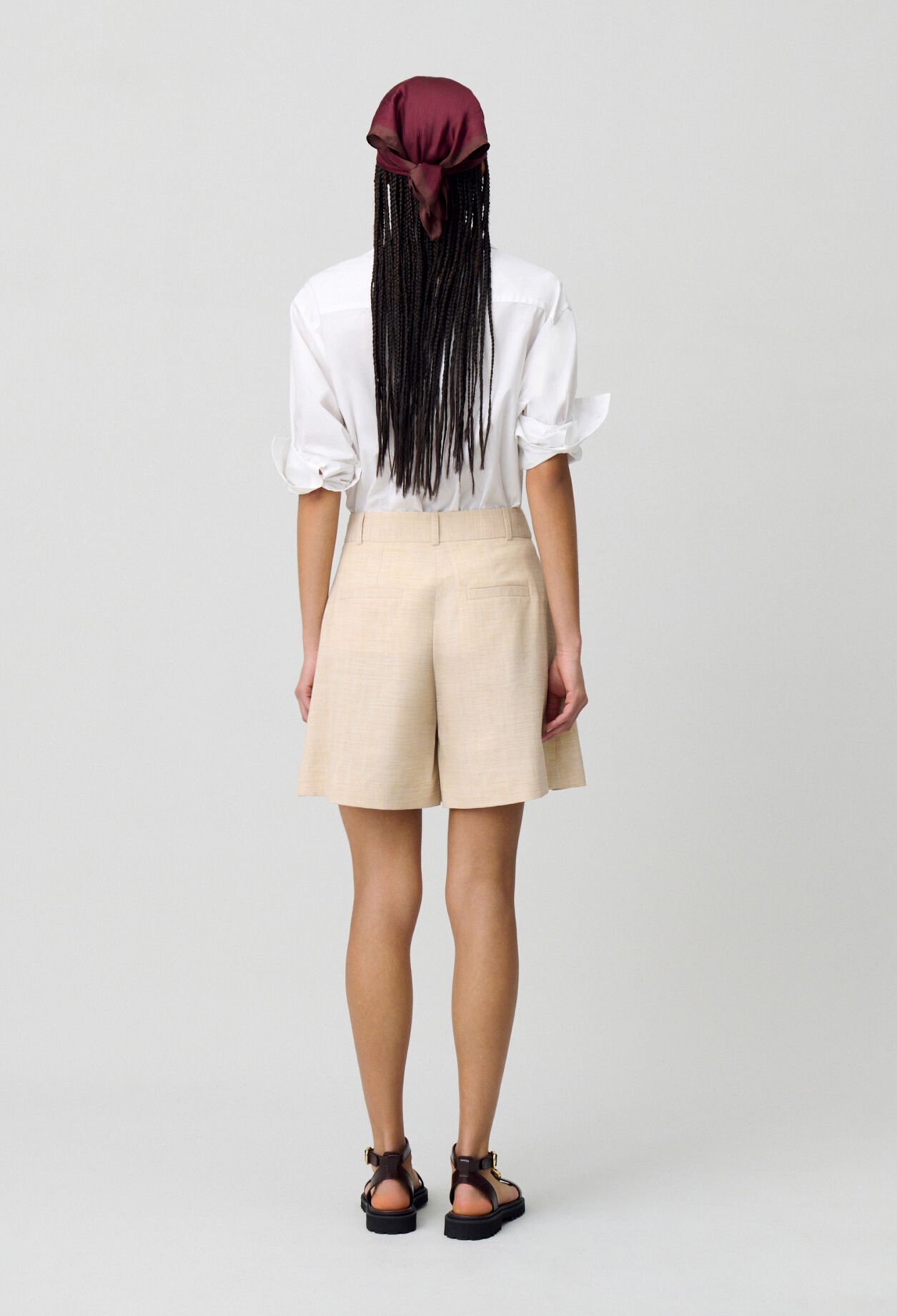 Pleated Shorts
