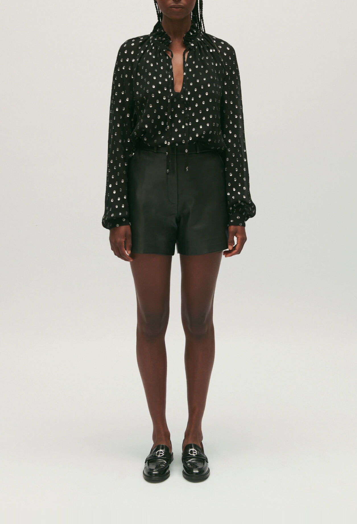 Black dotty shirt