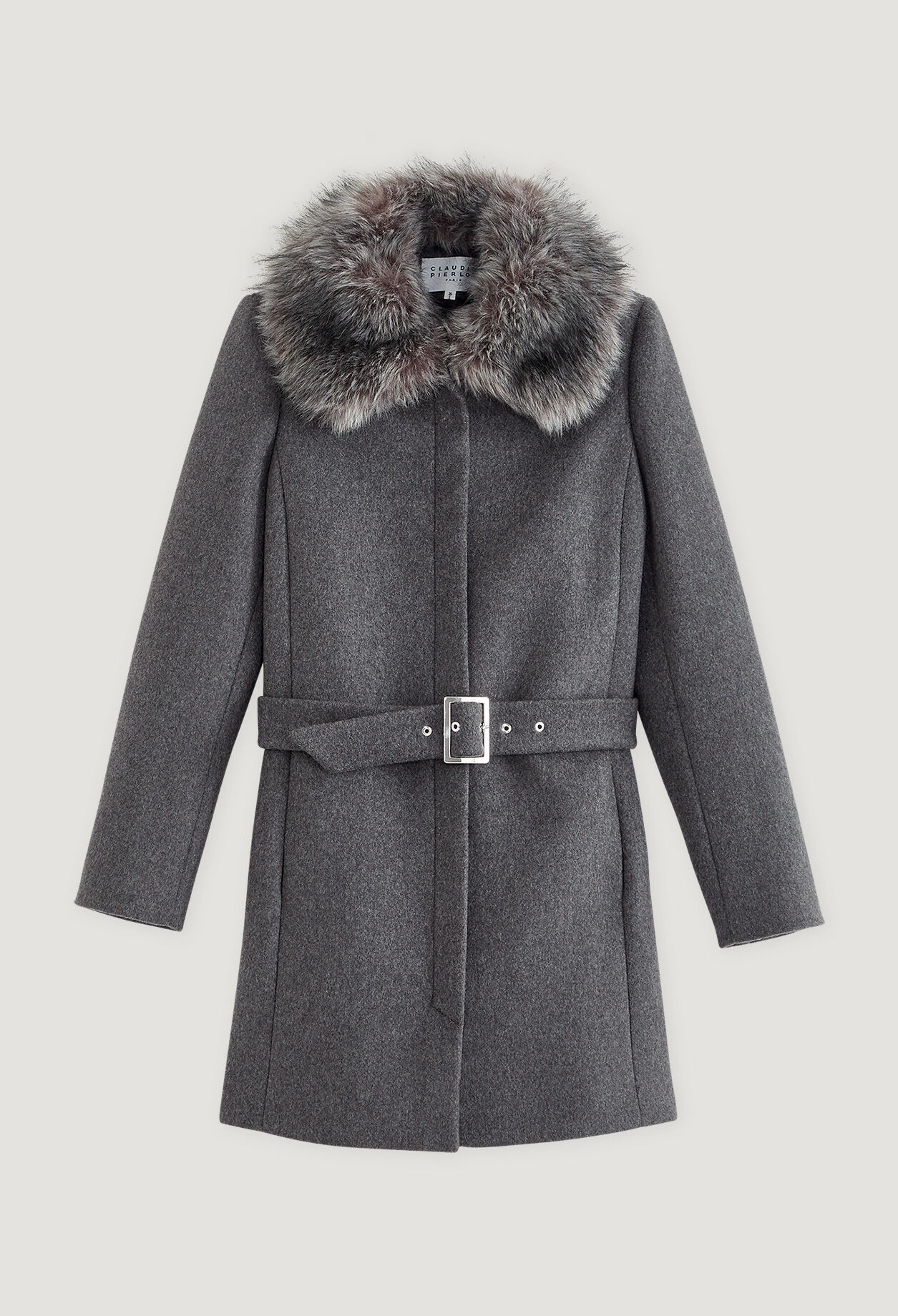 Wool and cashmere coat