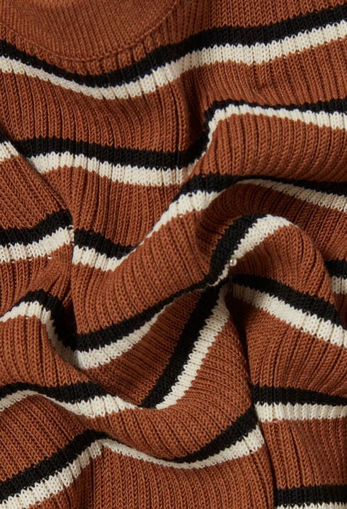 Striped Fine Knit Tank Top