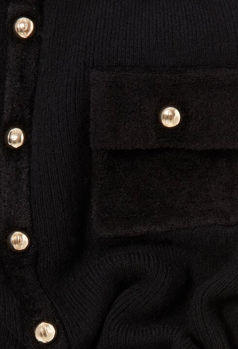 Short knitted skirt