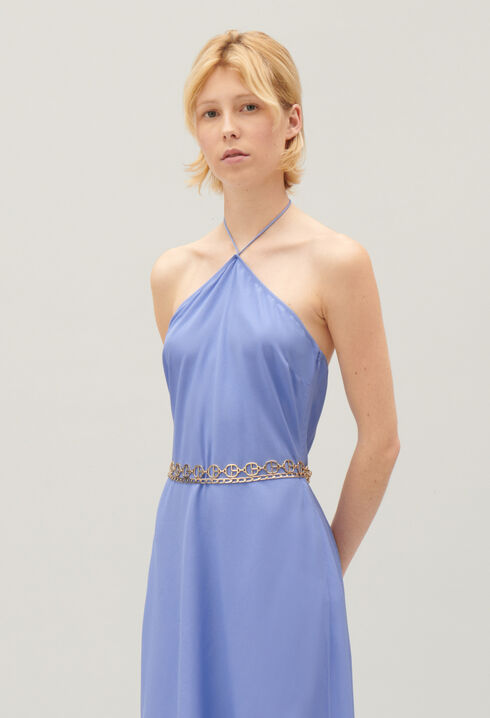 Short backless dress