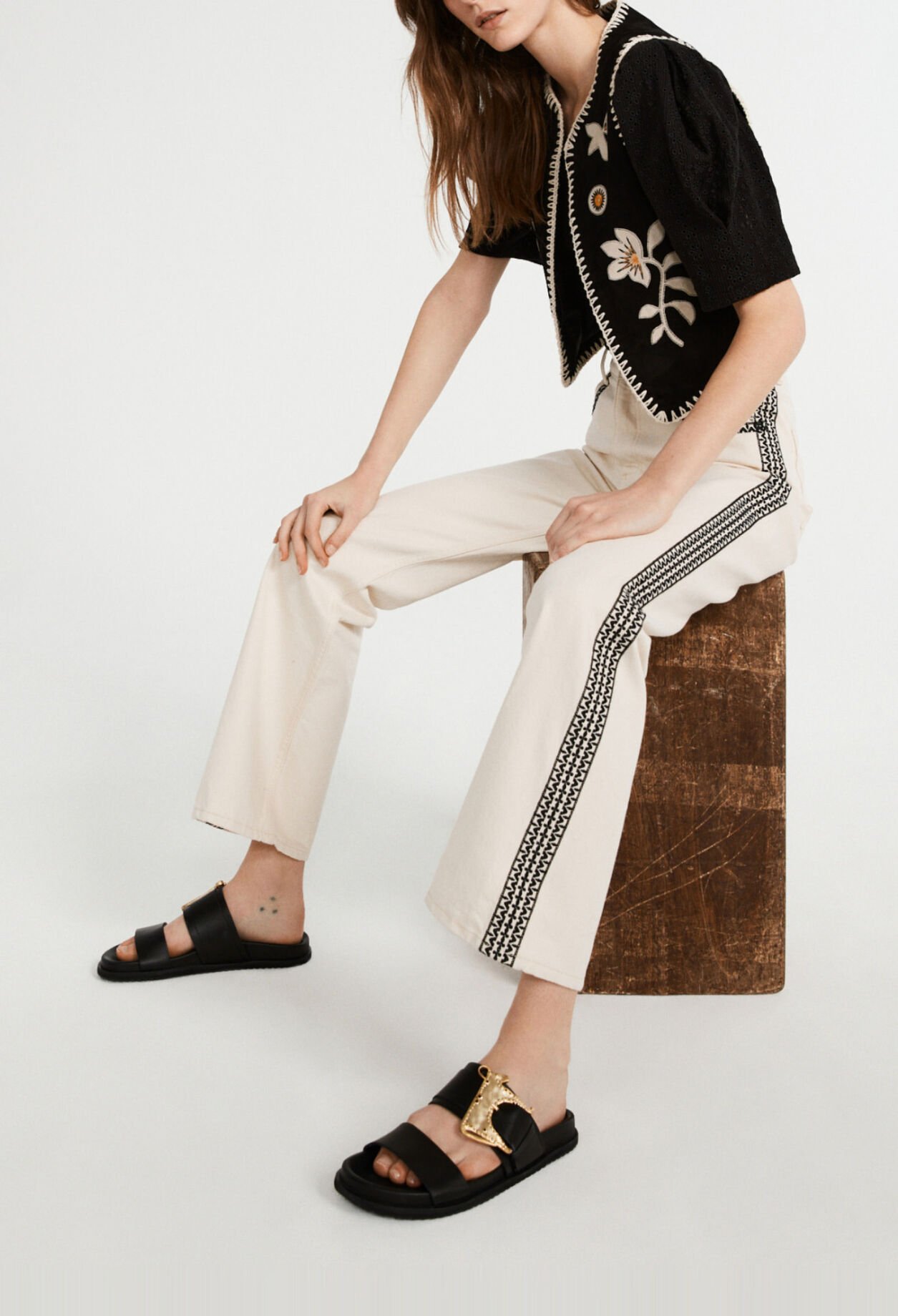 White jeans