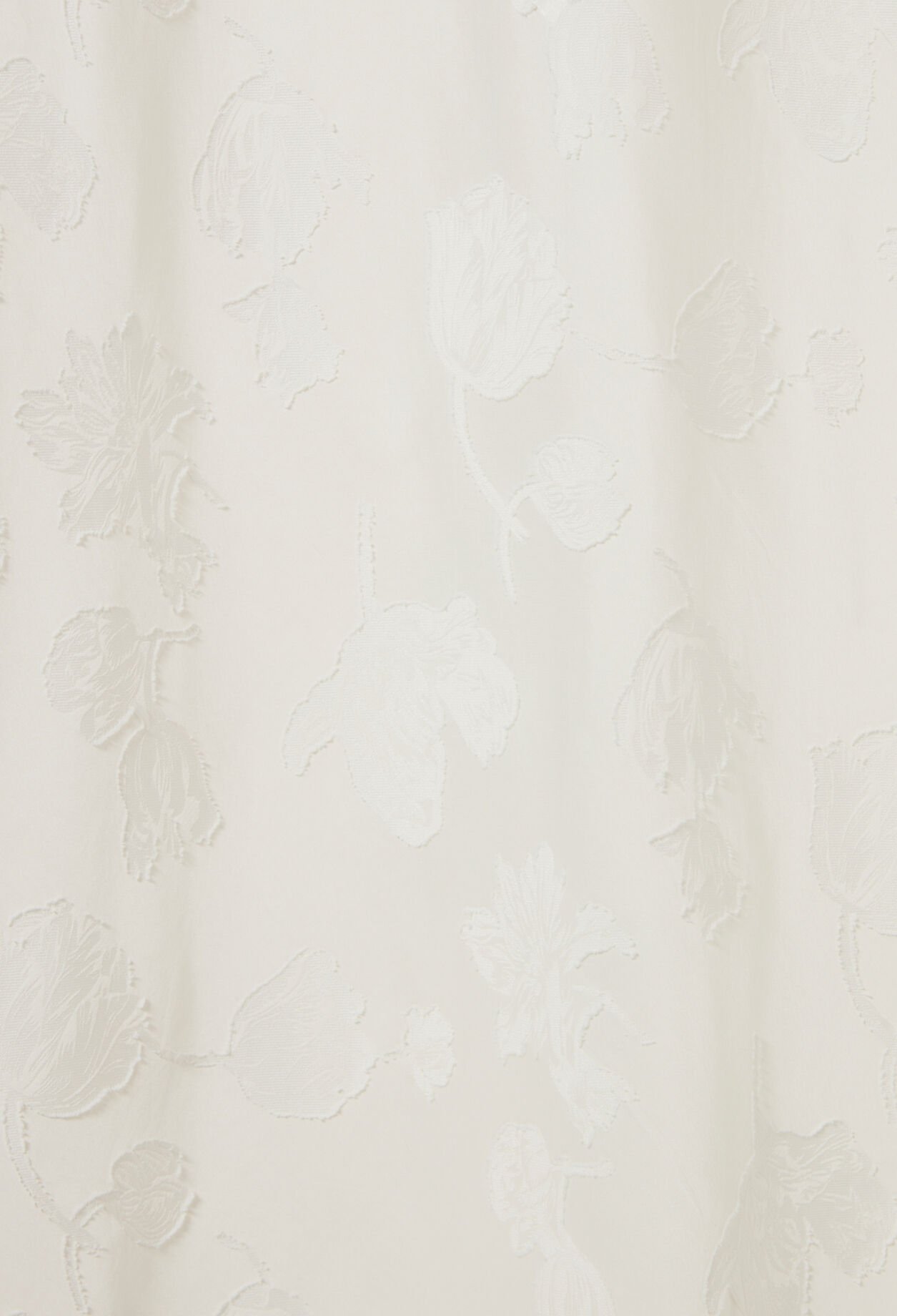 Mid-length flowy satin skirt