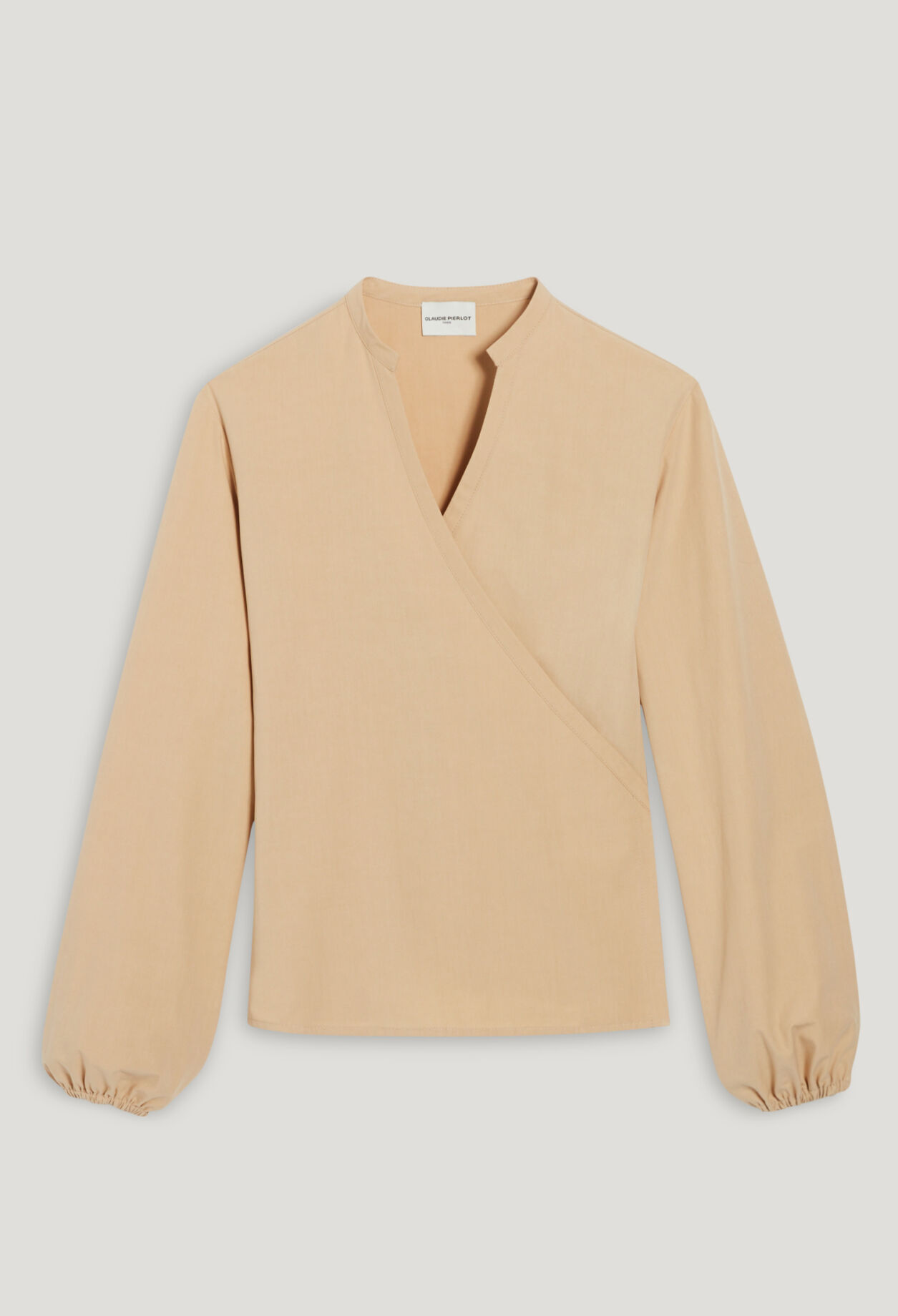 Sand wrap blouse